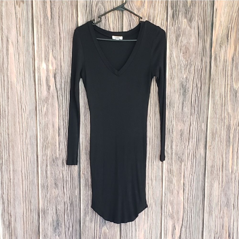 REVOLVE LNA Rib-Knit Dress